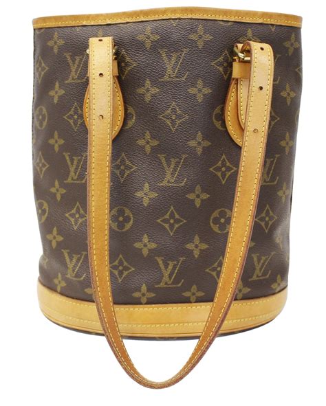 louis vuitton bucket bag authentic
